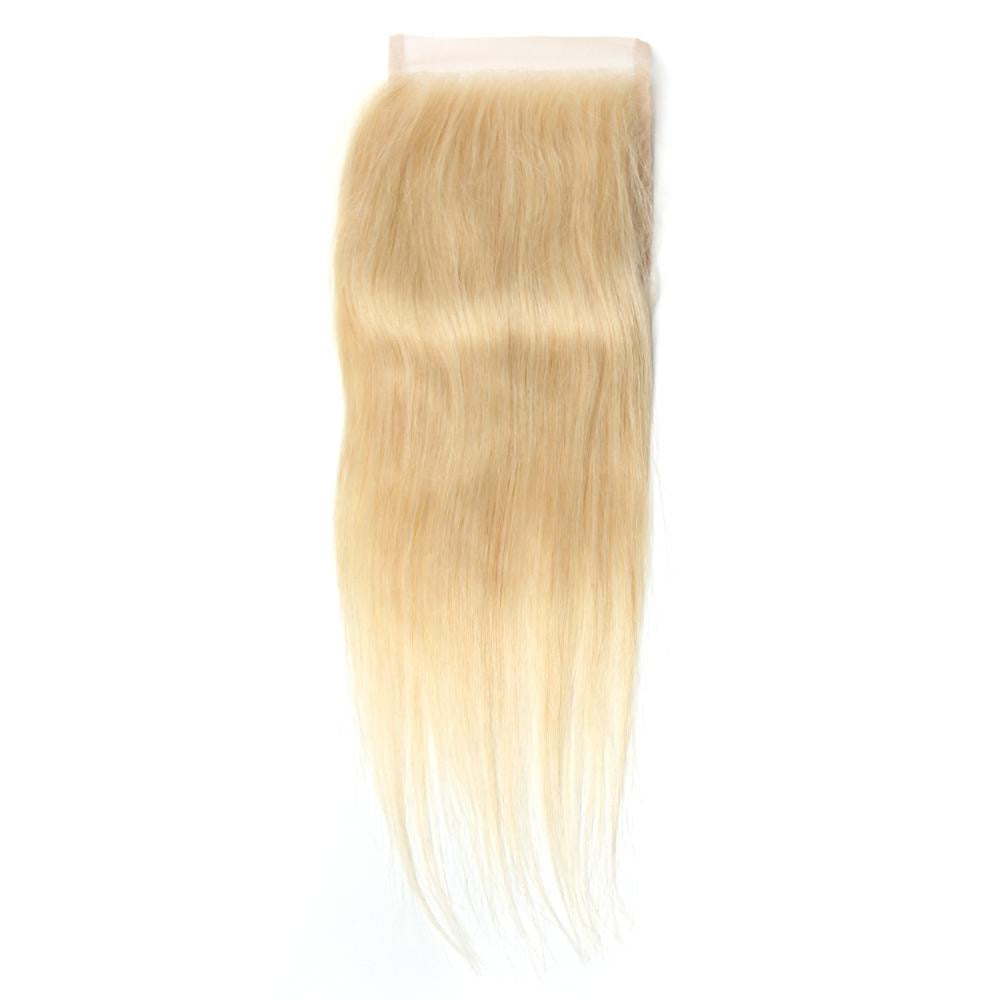 613 Blonde Lace Closure Silky Straight